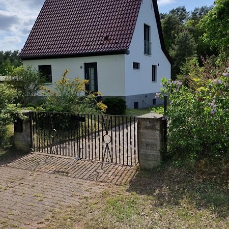 Mecklenburgische Seenplatte - Fh Mit Optionalem Steg Und Ruderboot Grosszerlang Екстер'єр фото